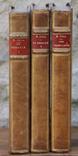 EMILE ZOLA - LOT DE 3 LIVRES -