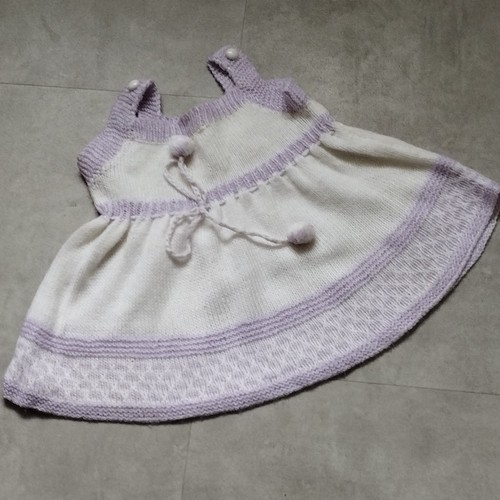 Robe bebe laine fait - robe,
