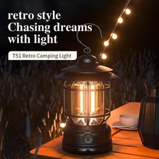 Lampe de Camping Rechargeable Tente Lumière Lanterne Batterie Amovible