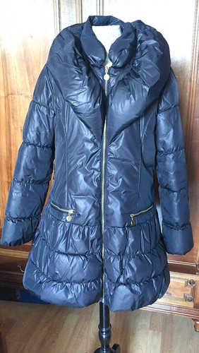 Manteau noir marque rené - manteau,