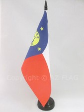 DRAPEAU DE TABLE WAKE 21x14cm - PETIT DRAPEAUX DE BUREAU AMÉRICAIN 14 x 21 cm -