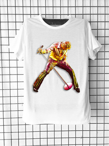 Tee shirt johnny hallyday rock - hallyday,