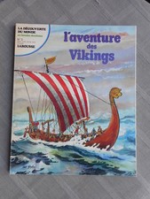 LAROUSSE LA DÉCOUVERTE DU MONDE EN BD N°2 L'AVENTURE DES VIKINGS EO BON ÉTAT