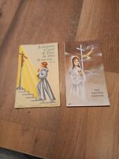 Lot 2 Cartes Communion