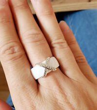 Bague anneau céramique et