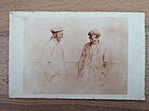 Carte postale tetes basques - postale,