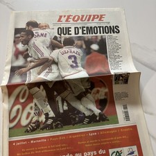 L’equipe 4 Juillet 1998
