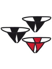 Lot de 3 strings ouverts -