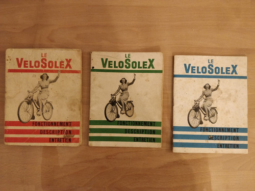 Lot manuels velosolex 45 - de,