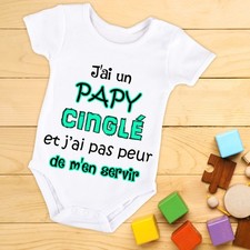 Body bébé ou tee-shirt personnalisable cinglé