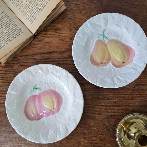 Lot assiettes barbotine - assiettes,