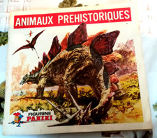 RARE ALBUM PANINI - ANIMAUX PREHISTORIQUES 1974 - MANQUE 34 VIGNETTES 326/360