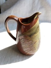 Guibert, potier à Lamoura, petit pichet, pot à lait en céramique