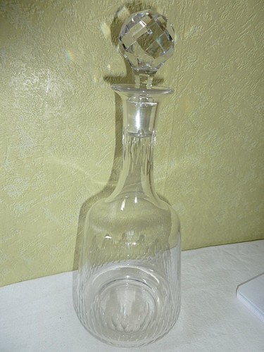 Carafe cristal taillé - carafe,