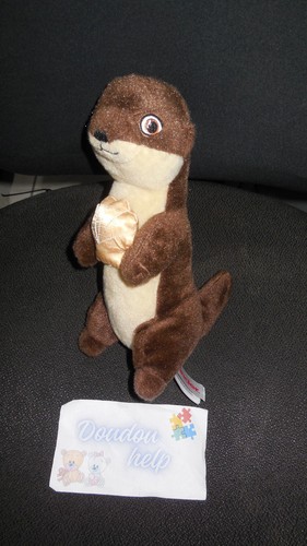 266c doudou peluche loutre - peluche,
