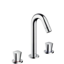 Hg 3-Loch Robinet de Lavabo Logis Chrome