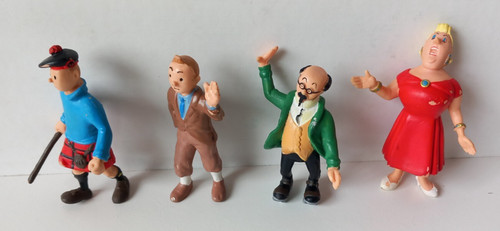 Lot figurines pvc tintin - lot,