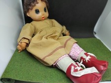 Poupée Sekiguchi 40 cm latex et chiffon suce son pouce vintage doll Japon