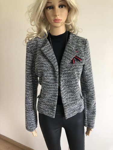 Veste grise foncée pailletée