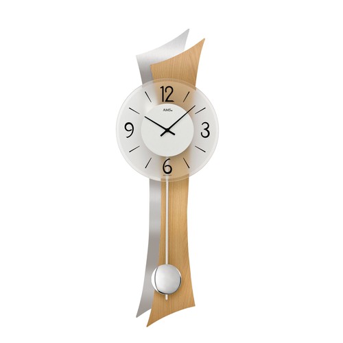 Horloge murale pendulaire ams - horloge,