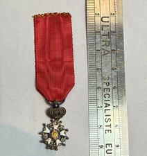 MILITARIA MINIATURE MEDAILLE LEGION HONNEUR SECONDE RESTAURATION
