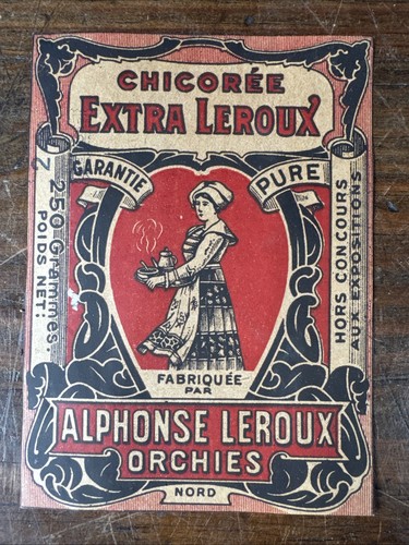 Rare étiquette pub chicorée - pub,