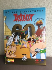 Album–60 ans d’aventures-Astérix-Complet 124/124 stickers collés-Carrefour 2019