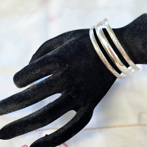 Ancien bracelet jonc - triple, /