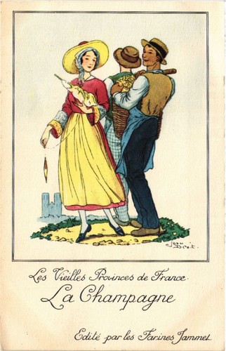 Cpa les vieilles provinces - vieilles, de