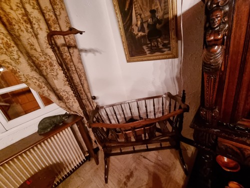 Berceau ancien bois très bon - berceau,