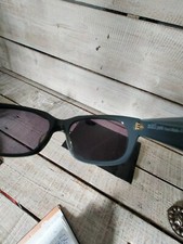 lunettes de soleil vintage Alain Mikli plastique gris anthracite 