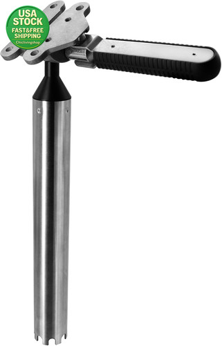 Stainless steel rod holder - steel,