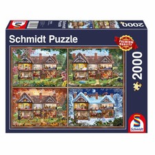 Schmidt Spiele Jahreszeiten Haus (Maison des saisons) 2000 pièces Puzzle adul...