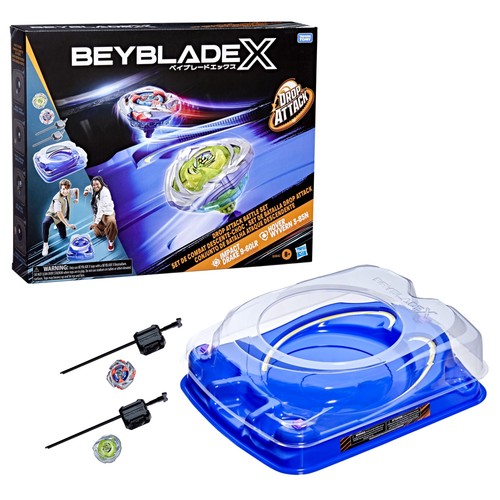 Beyblade drop attack battle - x,