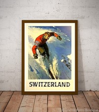 Switzerland Vintage Ski