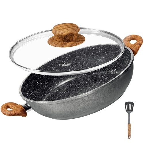 Poêle servir sauteuse - à,