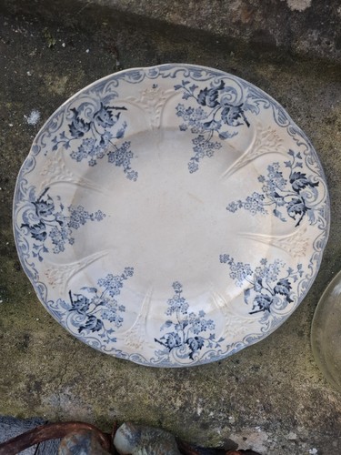 Assiette terre fer - terre, longwy