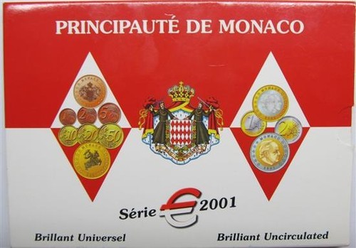Monaco série monnaie - monaco,