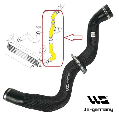 Tuyau turbo pour fiat sedici - pour,