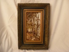 ANTIQUE FRENCH HAND PAINTING PORCELAIN PLAQUE,SIGNED,LATE 19th CENTURY.
