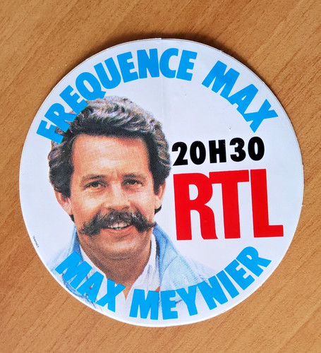 Max meynier autocollant radio - max,