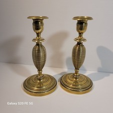 Paire bougeoir bronze - bougeoir, doré