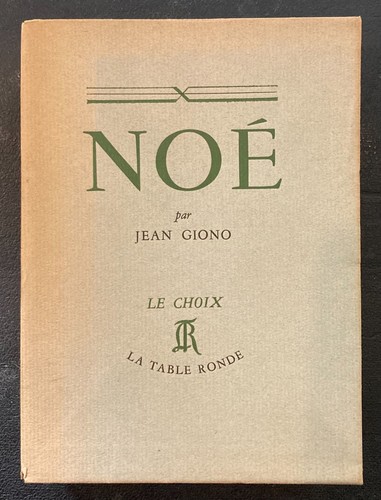 Jean giono noé - giono, eo