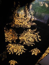 Coupon tissu vintage ancien