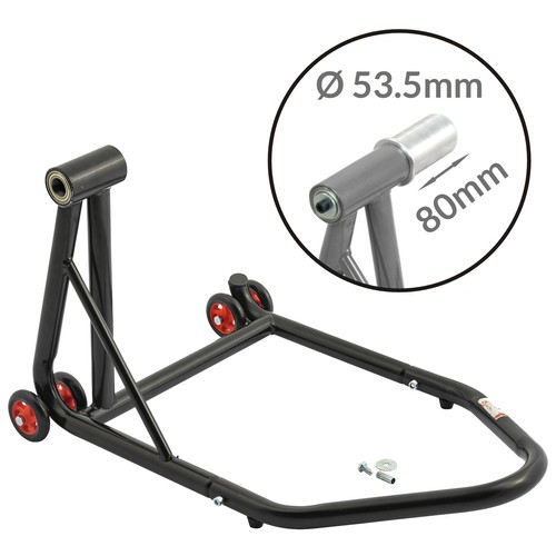 Bequille arriere noir support - bequille,