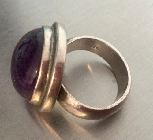 Grosse bague ancienne argent - bague,