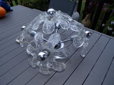 Lampe de Table 70s Verre Murano  Italian Design Glass Table Lampe
