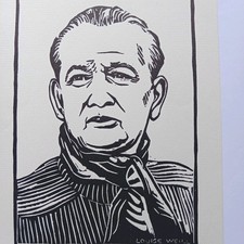 Marcel Pagnol Bois gravé