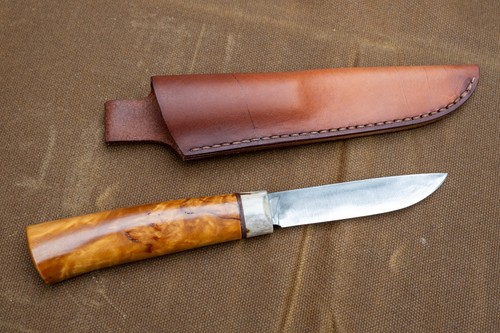 Custom puukko knife hunting - puukko, knife,
