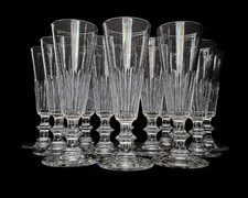 Lot flûtes verres - 12,